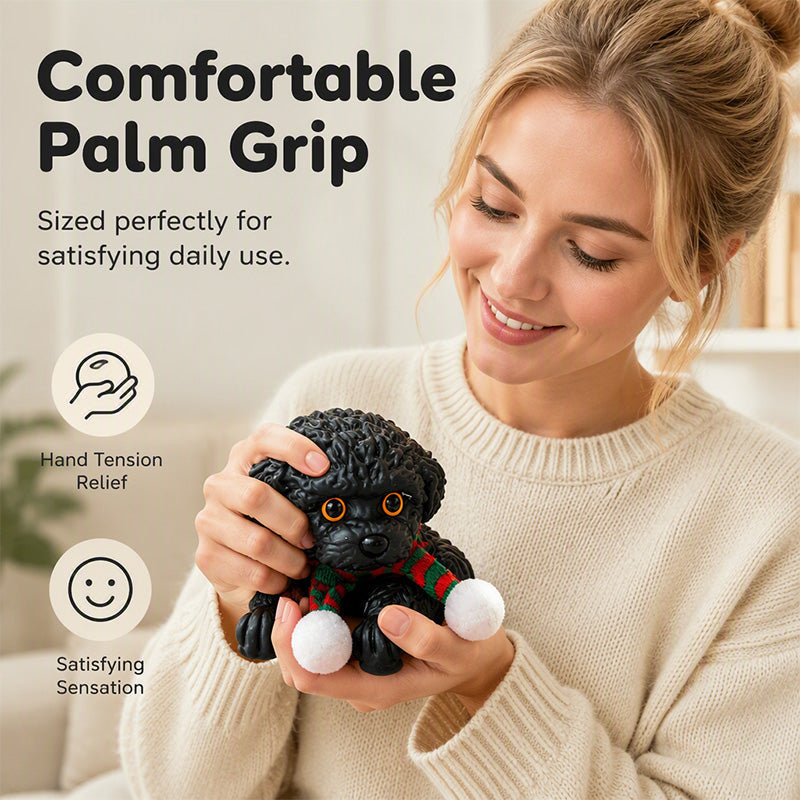 🐶 LIMITED-TIME 50% OFF 🤗 Squishy Teddy Dog Stress Toy — Soft, Squeezable & Super Cute