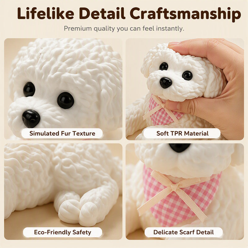 🐶 LIMITED-TIME 50% OFF 🤗 Squishy Teddy Dog Stress Toy — Soft, Squeezable & Super Cute