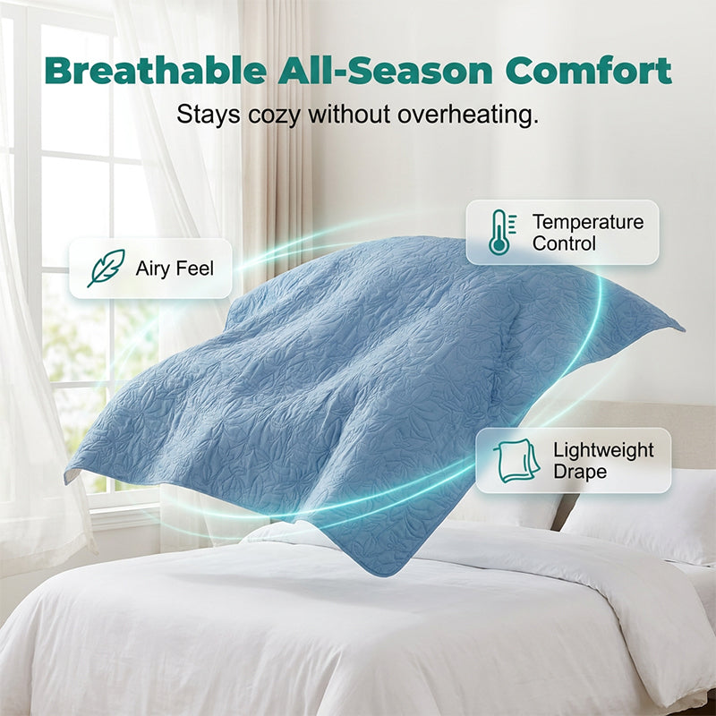 ⏳🔥LIMITED-TIME 50% OFF! ⏰Solid Color 100% Cotton Bedding 4-Piece Set