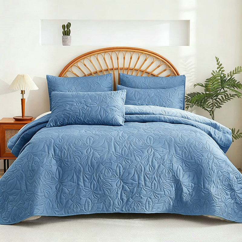 ⏳🔥LIMITED-TIME 50% OFF! ⏰Solid Color 100% Cotton Bedding 4-Piece Set