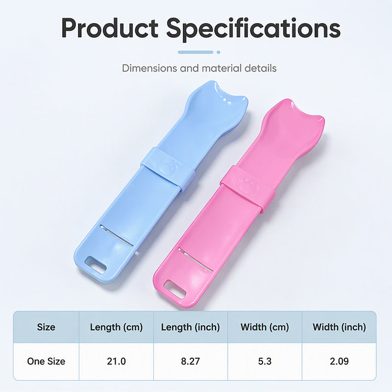 🎉 2026 Sale — Over 19,700 Sold!🐱Mess‑Free Ergonomic Cat Strip Puree Feeder ✨