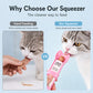 🎉 2026 Sale — Over 19,700 Sold!🐱Mess‑Free Ergonomic Cat Strip Puree Feeder ✨