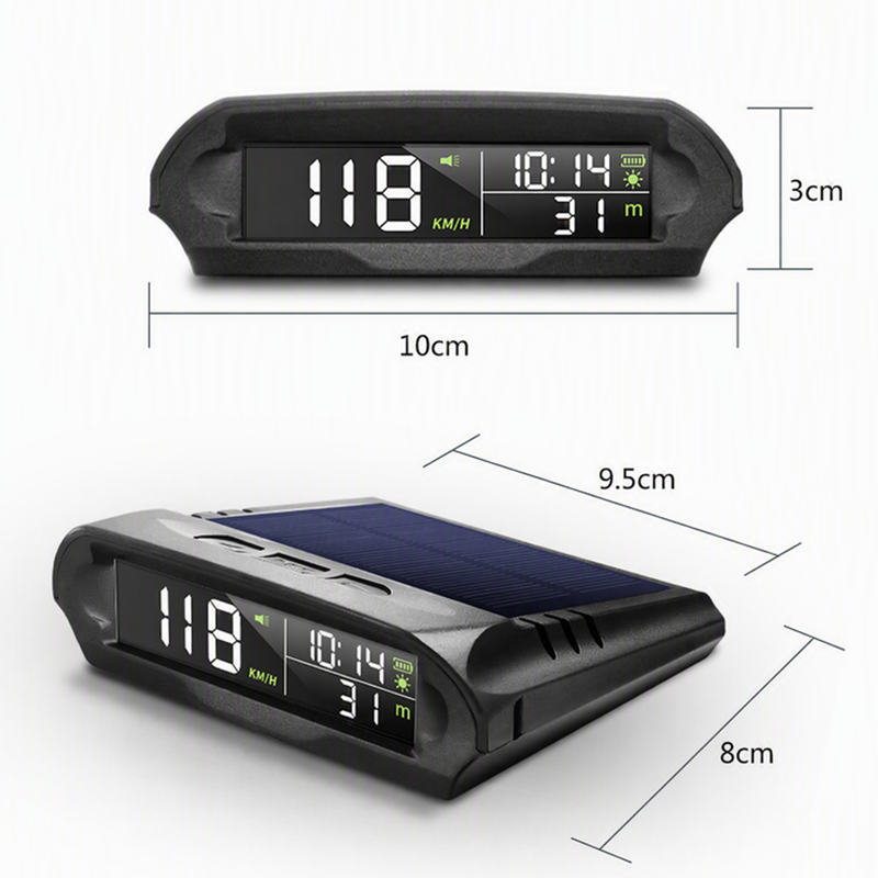 🎉 2026 Sale — Over 24,000 Sold!🚗 Solar GPS Head‑Up Display‑Auto Brightness Speed Warning HUD ☀️
