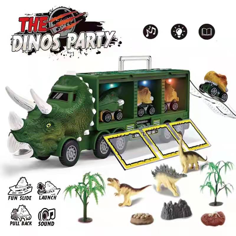 🦖⏰ LIMITED-TIME 50% OFF – Dinosaur Musical Transporter | Transport Dinosaurs, Play, & Discover Music