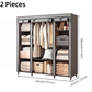 🧥🔩Tool-Free Portable Fabric Closet | Extra Closet Space, No Drilling
