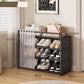 👟 🏠 Multi-Layer Shoe Rack – 360° Dustproof Protection, Removable Shelves & Dual Top Drawers – Compact Space-Saving Design ✨