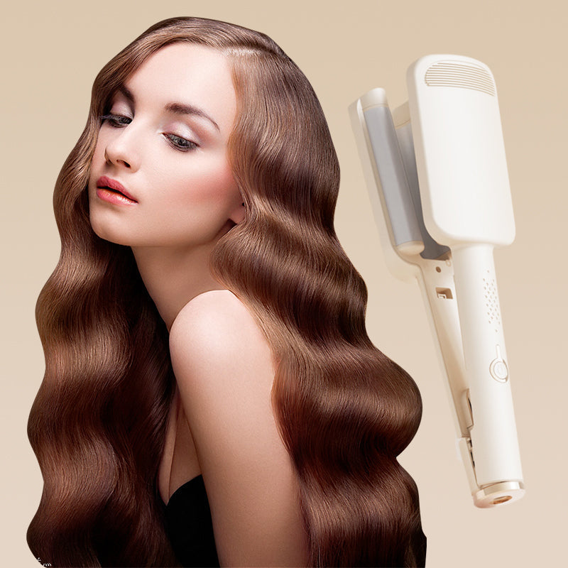 🔥 LIMITED-TIME 50% OFF! ✨ 🌸32MM Wavy Hair Curler – Big Bouncy Curls, 4 Adjustable Heat Settings & Negative Ion Care – Salon-Quality Styling at Home 💇‍♀️