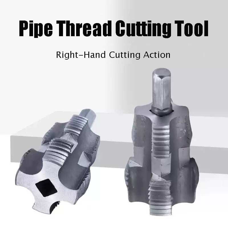 🔧 Struggling to cut clean pipe threads? This tool makes it effortless — even on tight spots. 💪