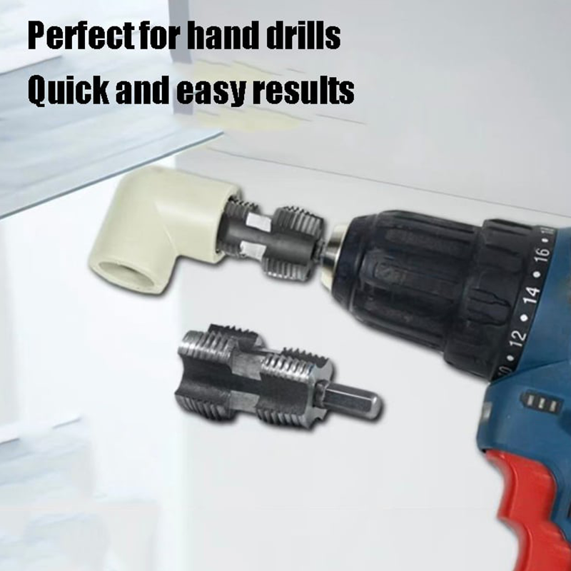 🔧 Struggling to cut clean pipe threads? This tool makes it effortless — even on tight spots. 💪