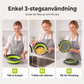 🥗 LIMITED-TIME 50% OFF! ✨ 3-Piece Collapsible Colander Set – With Draining Base, Space Saving, For Fruit Veggies Pasta 🧺