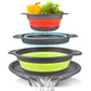 🥗 LIMITED-TIME 50% OFF! ✨ 3-Piece Collapsible Colander Set – With Draining Base, Space Saving, For Fruit Veggies Pasta 🧺