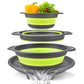 🥗 LIMITED-TIME 50% OFF! ✨ 3-Piece Collapsible Colander Set – With Draining Base, Space Saving, For Fruit Veggies Pasta 🧺