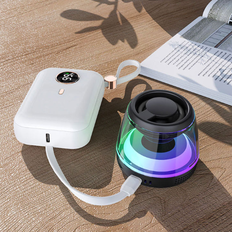 📢📢50% OFF !! ⏰Magnetic Mini Bluetooth Speaker with RGB Light