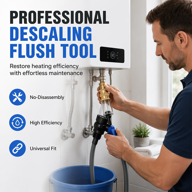🥳2026 HOT SALE🥳💞50K+ SOLD! 💰🔥 50% OFF! Sediment Remover Tool – blasts away mineral buildup that wastes energy & hikes bills. Brass connectors, leak-proof seal – restores factory efficiency in 15 minutes! 📊✅