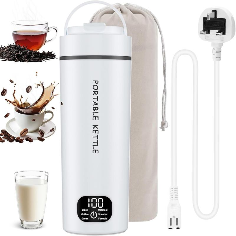 🔥 50% OFF NOW! ☕ Portable Electric Kettle – 6 Temp Settings, 304 Stainless Steel & Triple Anti-Scald – Brew Coffee, Tea & Formula Anywhere 🧊