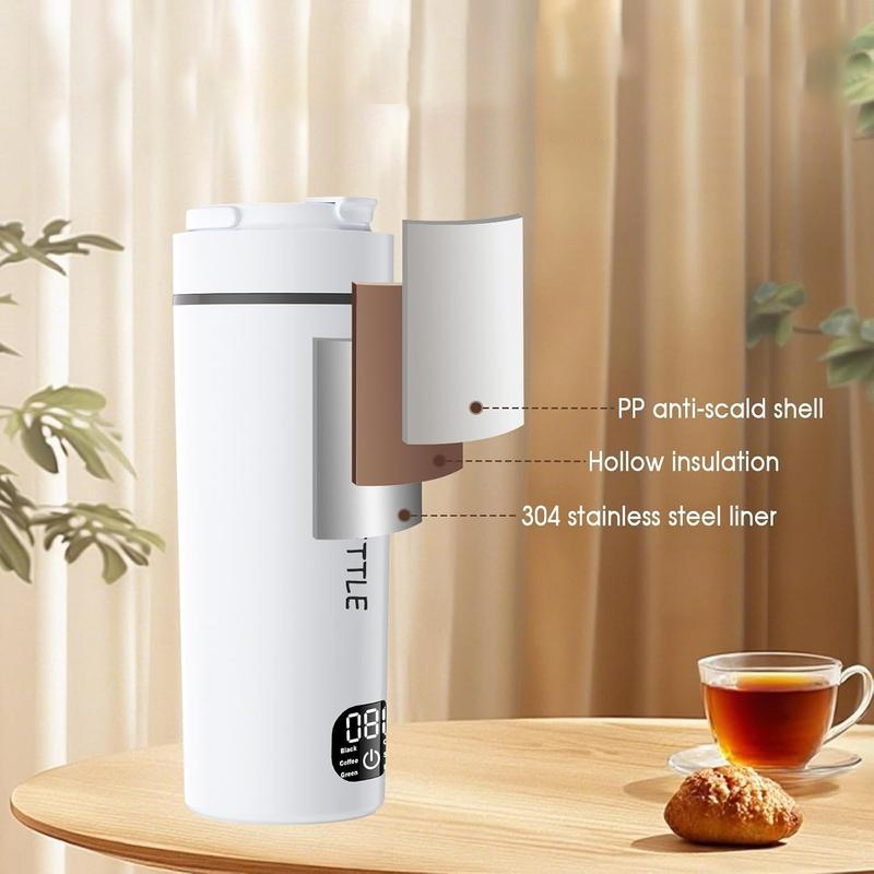 🔥 50% OFF NOW! ☕ Portable Electric Kettle – 6 Temp Settings, 304 Stainless Steel & Triple Anti-Scald – Brew Coffee, Tea & Formula Anywhere 🧊
