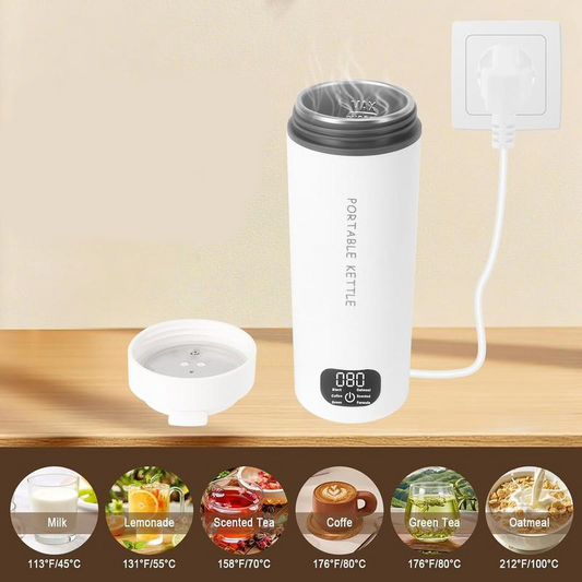 🔥 50% OFF NOW! ☕ Portable Electric Kettle – 6 Temp Settings, 304 Stainless Steel & Triple Anti-Scald – Brew Coffee, Tea & Formula Anywhere 🧊