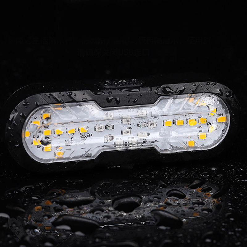 🚲💡 Smart Bike Turn Signal Tail Light – Wireless Remote, 6 Light Modes & USB Rechargeable