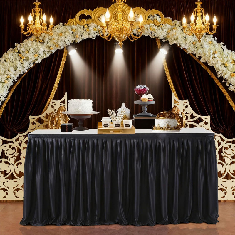 🎁2026 New Arrivals 50% OFF💥Pleated Table Skirt for Events🌹