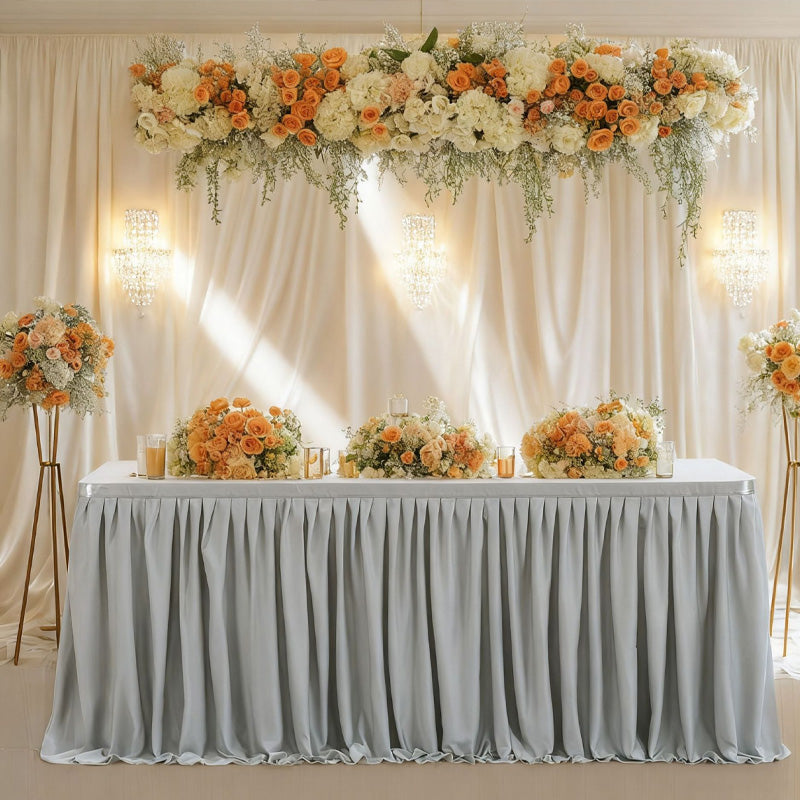🎁2026 New Arrivals 50% OFF💥Pleated Table Skirt for Events🌹