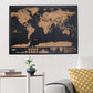 🌍 Scratch-off World Map Travel Journal | Scratch off your travel routes, stylish wall decor & the perfect gift for world travelers!