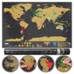 🌍 Scratch-off World Map Travel Journal | Scratch off your travel routes, stylish wall decor & the perfect gift for world travelers!