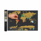 🌍 Scratch-off World Map Travel Journal | Scratch off your travel routes, stylish wall decor & the perfect gift for world travelers!
