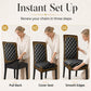 🪑 LIMITED-TIME 50% OFF ✨ Washable Baroque Chair Cover — Stretch Fit, Royal Gold Pattern