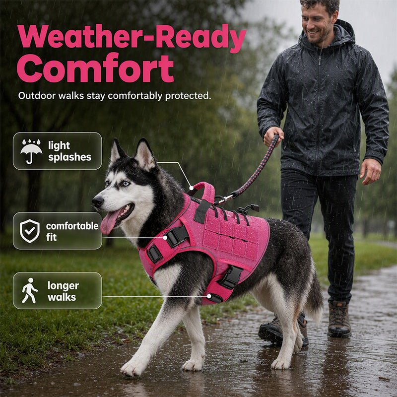 🐕 LIMITED‑TIME 50% OFF! 🦴 Durable Oxford Fabric Dog Harness Vest – Reflective, Adjustable, No-Pull & Breathable Comfort for All Breeds 🎽