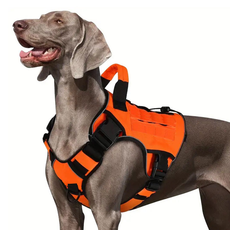 🐕 LIMITED‑TIME 50% OFF! 🦴 Durable Oxford Fabric Dog Harness Vest – Reflective, Adjustable, No-Pull & Breathable Comfort for All Breeds 🎽