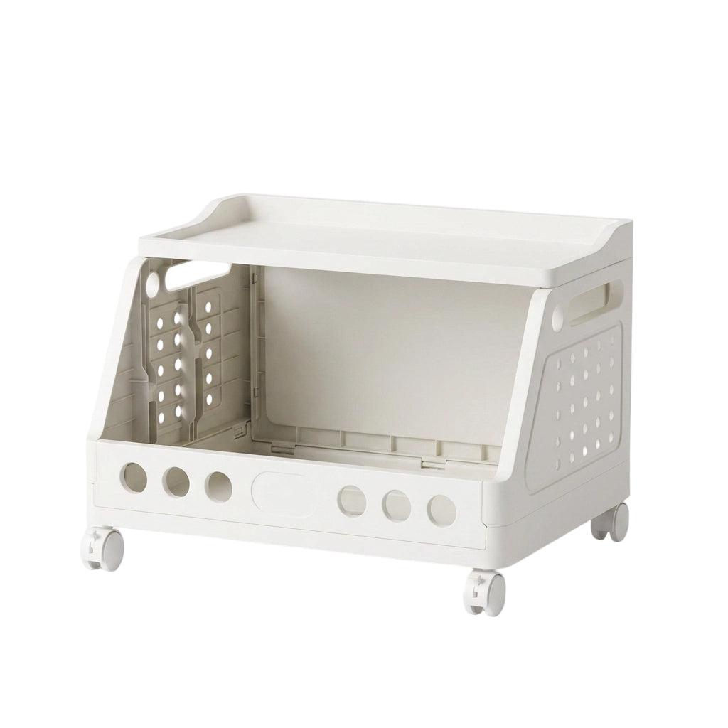 🛒 LIMITED‑TIME 50% OFF! ✨ Multi‑Tier Foldable Storage Cart – Mobile, Compact, Multi‑Room 📦
