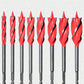 🔩 LIMITED-TIME 50% OFF! ✨ 8PCS 4-Flute Auger Drill Bit Set for Woodworking – Sharp, Stable, Efficient 🪵