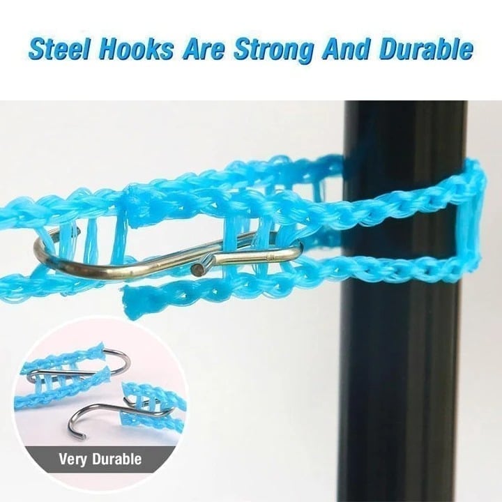 Dry Laundry Anywhere Instantly! No-Slip Windproof Travel Clothesline