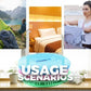 Dry Laundry Anywhere Instantly! No-Slip Windproof Travel Clothesline