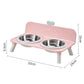 🐾Elevated Double Pet Bowl Feeder | More Natural Feeding Posture For Pets✨