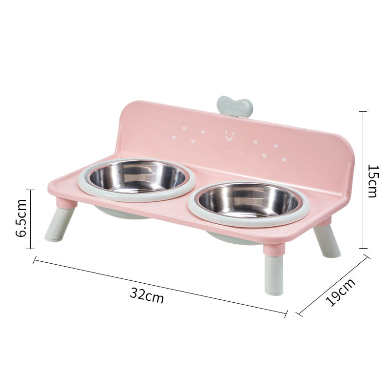 🐾Elevated Double Pet Bowl Feeder | More Natural Feeding Posture For Pets✨
