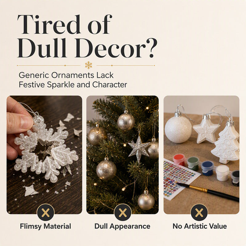 🎄 50% OFF! 5D DIY Christmas Ornament – Sparkling Beads & Acrylic, 3D Glow, Easy to Make. Perfect for the Tree, Window & Gifts! ✨🎁