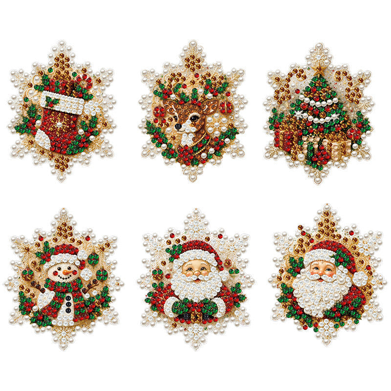🎄 50% OFF! 5D DIY Christmas Ornament – Sparkling Beads & Acrylic, 3D Glow, Easy to Make. Perfect for the Tree, Window & Gifts! ✨🎁