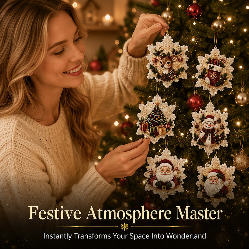 🎄 50% OFF! 5D DIY Christmas Ornament – Sparkling Beads & Acrylic, 3D Glow, Easy to Make. Perfect for the Tree, Window & Gifts! ✨🎁
