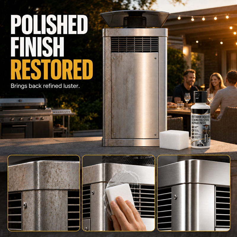 🧽 LIMITED‑TIME 50% OFF! 🌟 Stainless Steel Repair Paste for Outdoor Heaters 🔩