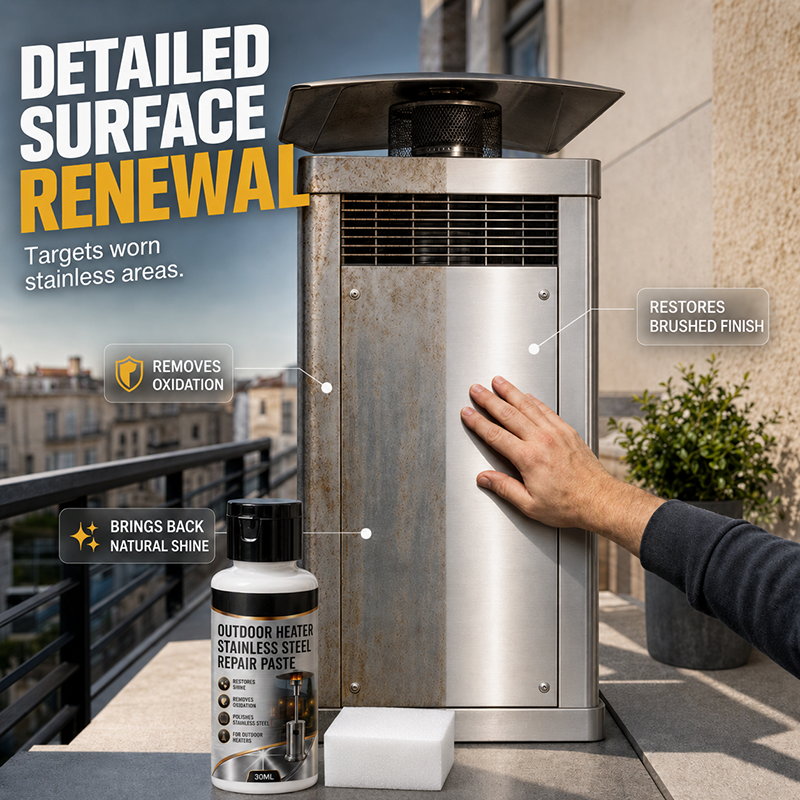 🧽 LIMITED‑TIME 50% OFF! 🌟 Stainless Steel Repair Paste for Outdoor Heaters 🔩