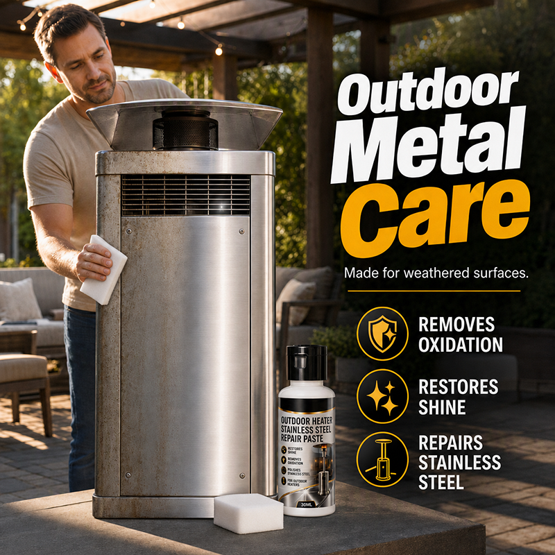 🧽 LIMITED‑TIME 50% OFF! 🌟 Stainless Steel Repair Paste for Outdoor Heaters 🔩