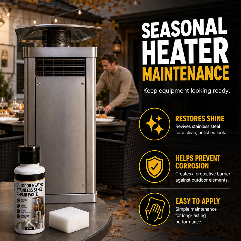 🧽 LIMITED‑TIME 50% OFF! 🌟 Stainless Steel Repair Paste for Outdoor Heaters 🔩