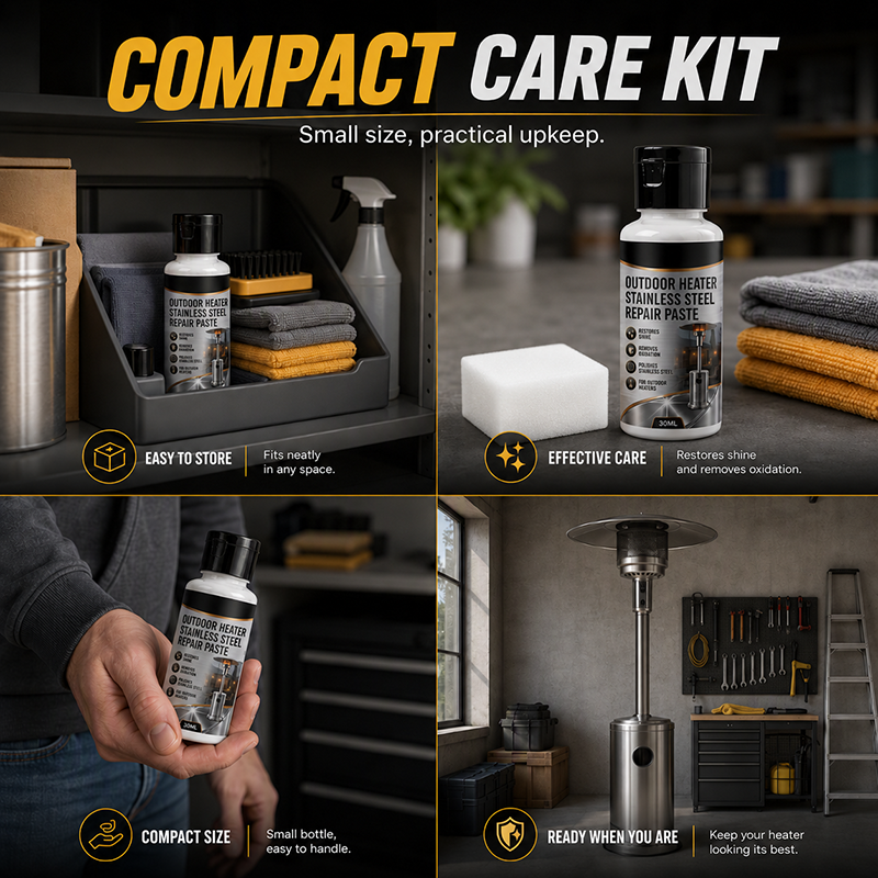 🧽 LIMITED‑TIME 50% OFF! 🌟 Stainless Steel Repair Paste for Outdoor Heaters 🔩