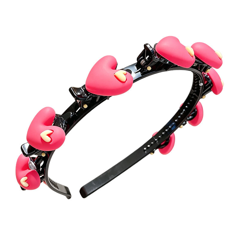 🌸 LIMITED-TIME 50% OFF ✨ Cartoon Braiding Headband — Integrated Mini Clips, Instant Braids for Girls