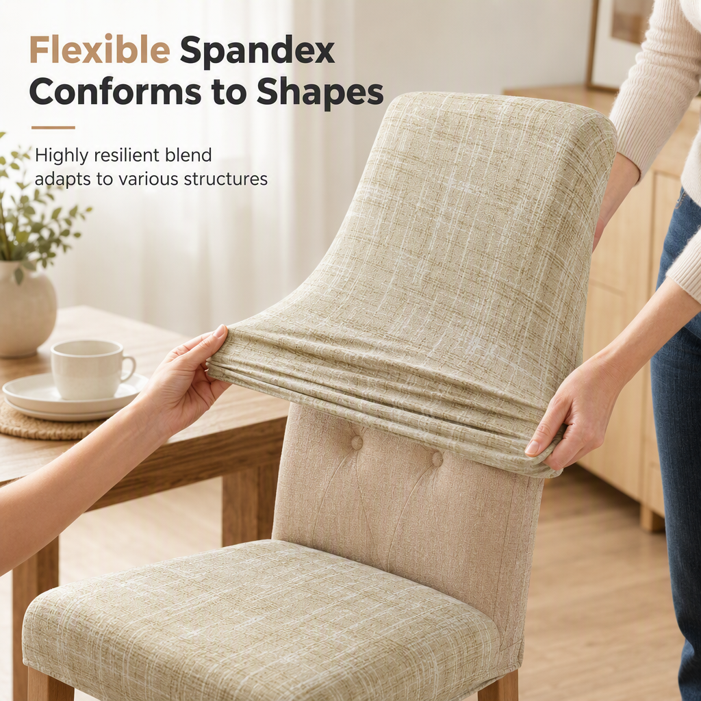 🪑 LIMITED-TIME 50% OFF! ✨ Universal Stretch Plaid Chair Cover – Protective, Easy Fit 🧺