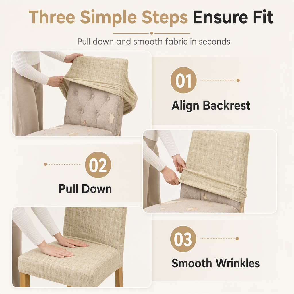 🪑 LIMITED-TIME 50% OFF! ✨ Universal Stretch Plaid Chair Cover – Protective, Easy Fit 🧺