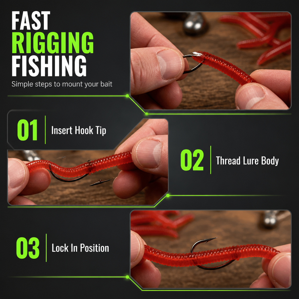 🌊 LIMITED-TIME 50% OFF ✨ Simulation Earthworm Soft Lures — Scented, Lifelike, Durable TPR