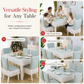 ⏳ 50% OFF! ✨ Modern Minimalist Dining Tablecloth & Chair Cover Set – Thick Quilted Padding, Nordic Swan Embroidery & Diamond Quilting – Elegant Protection for Daily Dining 🪑🦢