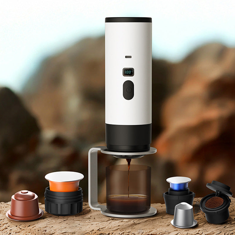 ☕ LIMITED-TIME 50% OFF! ⚡ Portable Espresso Maker – Digital Display, Type-C Rechargeable, Outdoor Coffee ✨